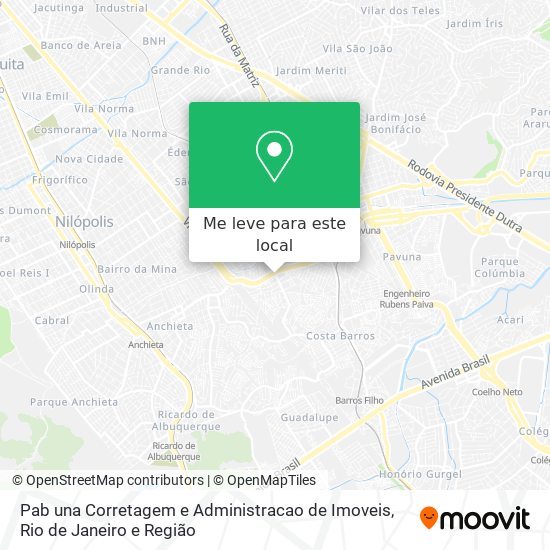 Pab una Corretagem e Administracao de Imoveis mapa