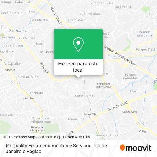 Rc Quality Empreendimentos e Servicos mapa