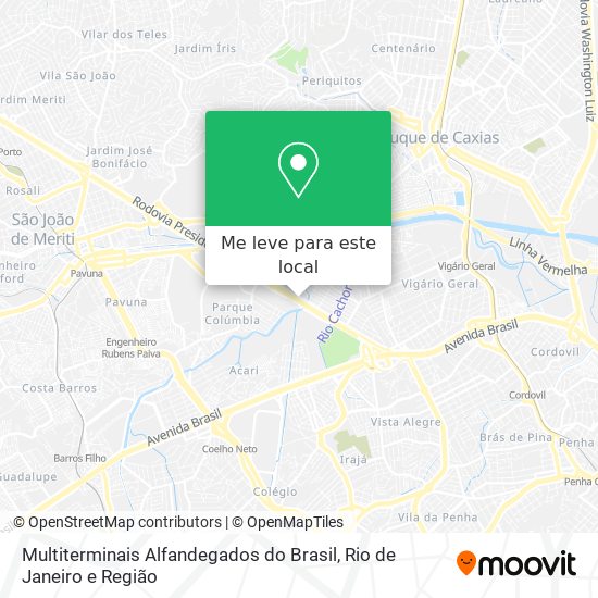 Multiterminais Alfandegados do Brasil mapa