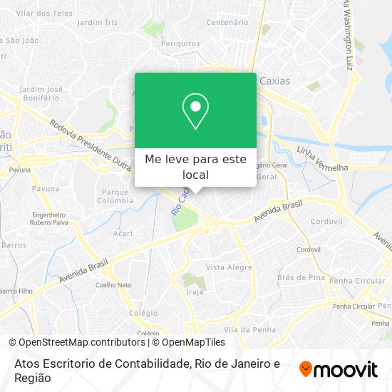 Atos Escritorio de Contabilidade mapa
