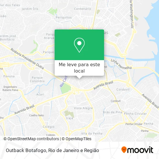 Outback Botafogo mapa
