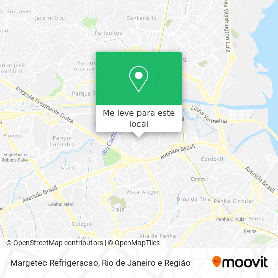Margetec Refrigeracao mapa