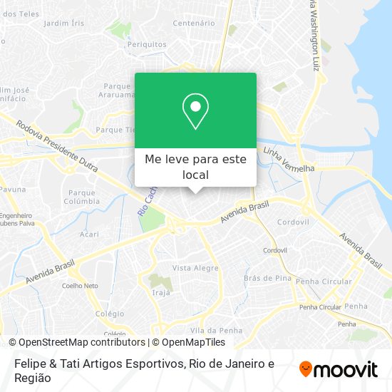 Felipe & Tati Artigos Esportivos mapa
