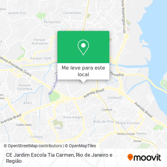 CE Jardim Escola Tia Carmen mapa