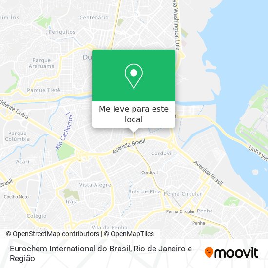 Eurochem International do Brasil mapa