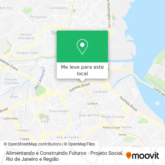 Alimentando e Construindo Futuros - Projeto Social mapa