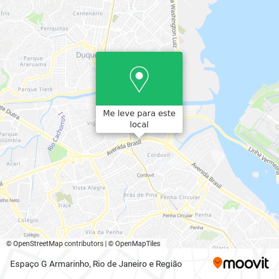 Espaço G Armarinho mapa
