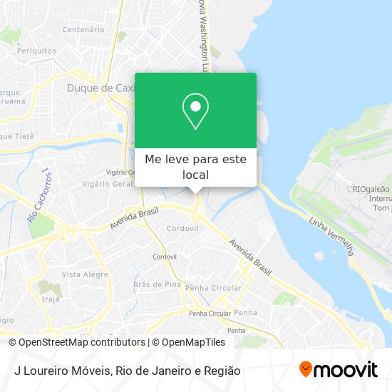J Loureiro Móveis mapa