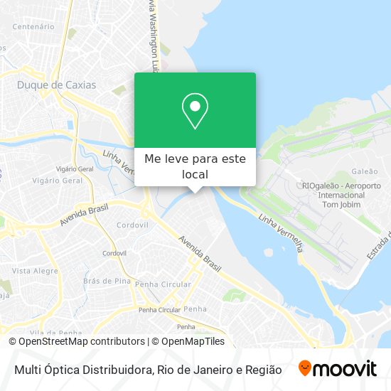 Multi Óptica Distribuidora mapa