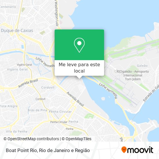 Boat Point Rio mapa