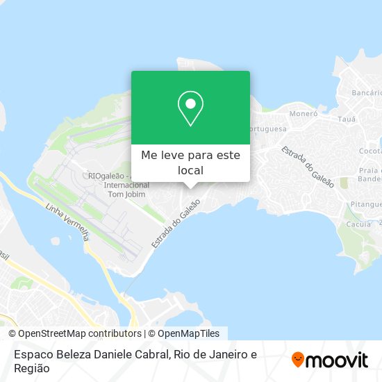 Espaco Beleza Daniele Cabral mapa