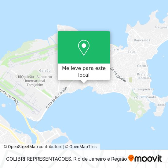 COLIBRI REPRESENTACOES mapa