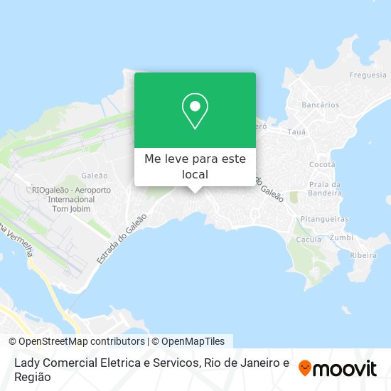 Lady Comercial Eletrica e Servicos mapa