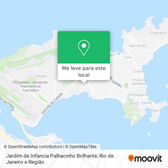 Jardim de Infancia Palhacinho Brilhante mapa