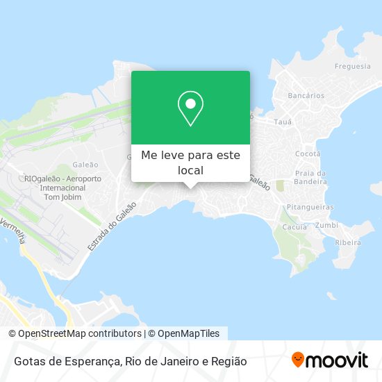 Gotas de Esperança mapa