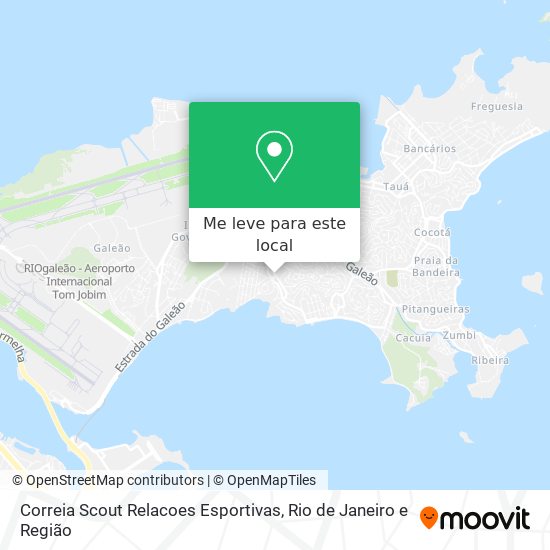 Correia Scout Relacoes Esportivas mapa