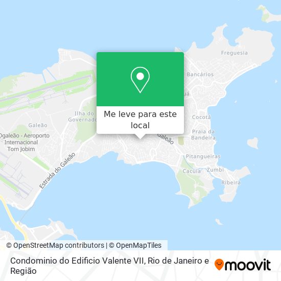 Condominio do Edificio Valente VII mapa