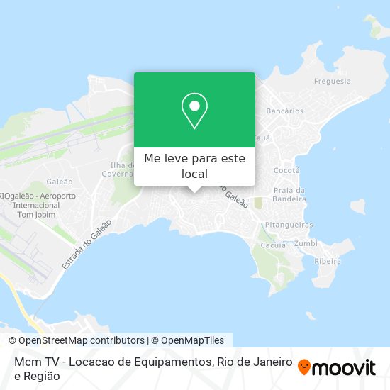 Mcm TV - Locacao de Equipamentos mapa