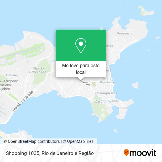 Shopping 1035 mapa