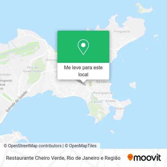 Restaurante Cheiro Verde mapa