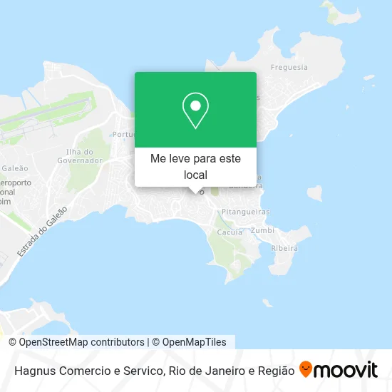 Hagnus Comercio e Servico mapa