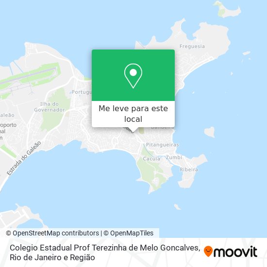 Colegio Estadual Prof Terezinha de Melo Goncalves mapa