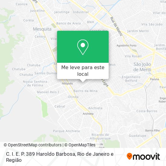 C. I. E. P. 389 Haroldo Barbosa mapa
