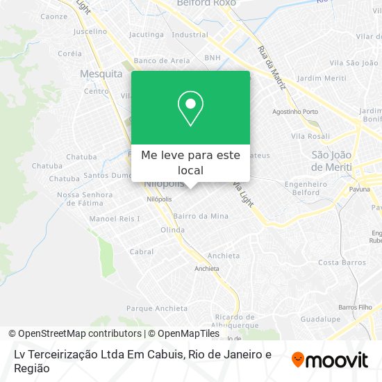 Lv Terceirização Ltda Em Cabuis mapa