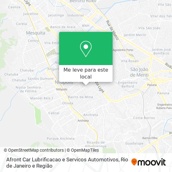 Afront Car Lubrificacao e Servicos Automotivos mapa