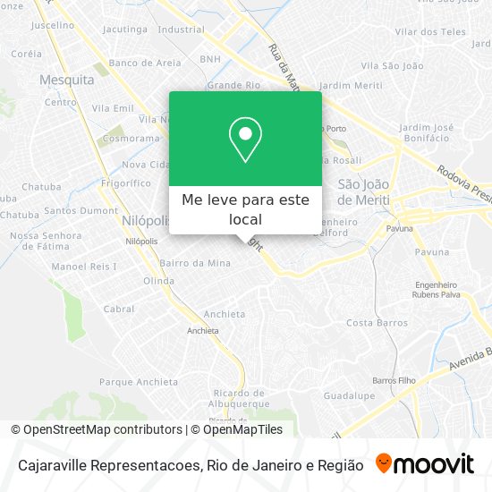 Cajaraville Representacoes mapa
