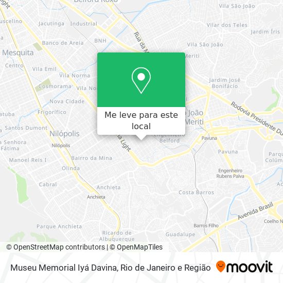 Museu Memorial Iyá Davina mapa