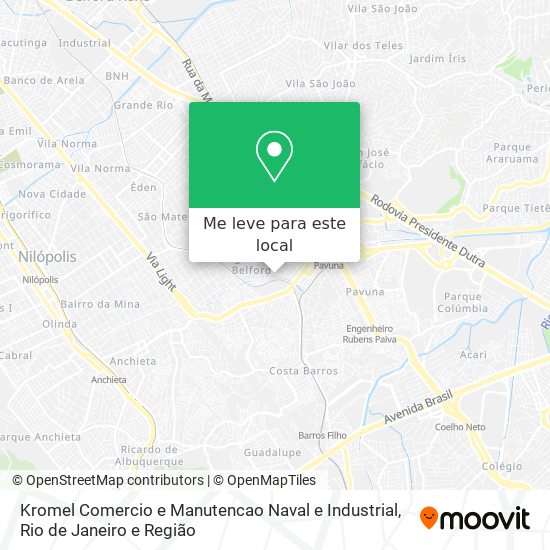 Kromel Comercio e Manutencao Naval e Industrial mapa