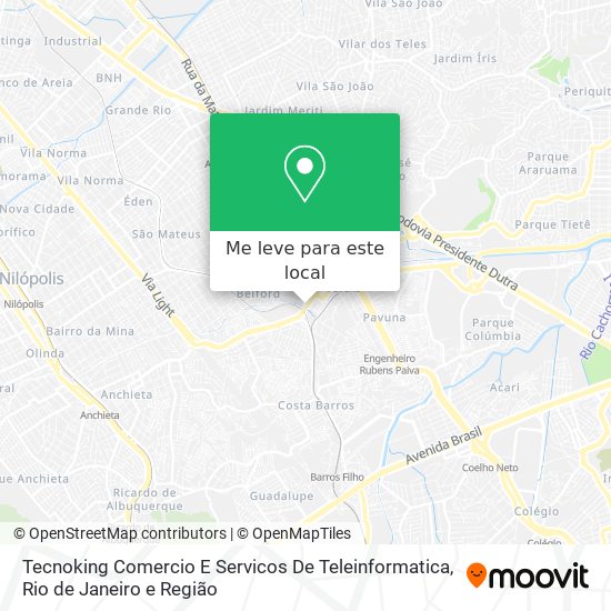 Tecnoking Comercio E Servicos De Teleinformatica mapa