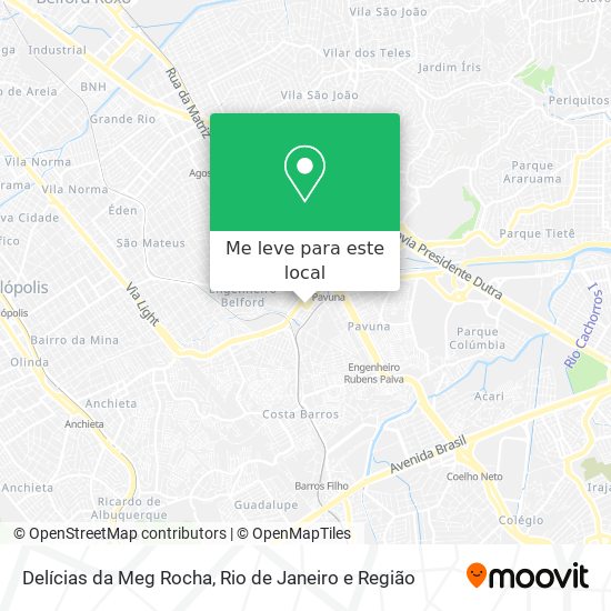 Delícias da Meg Rocha mapa