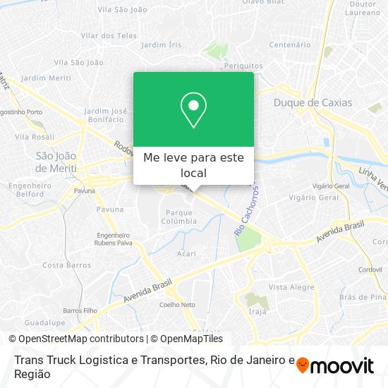Trans Truck Logistica e Transportes mapa
