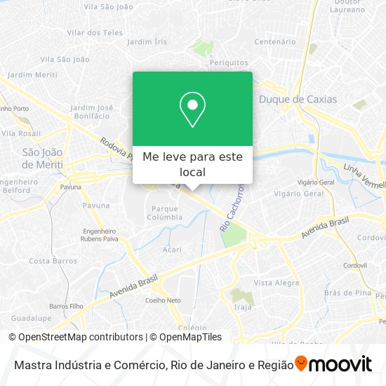 Mastra Indústria e Comércio mapa