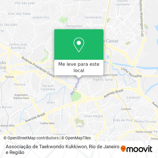 Associação de Taekwondo Kukkiwon mapa