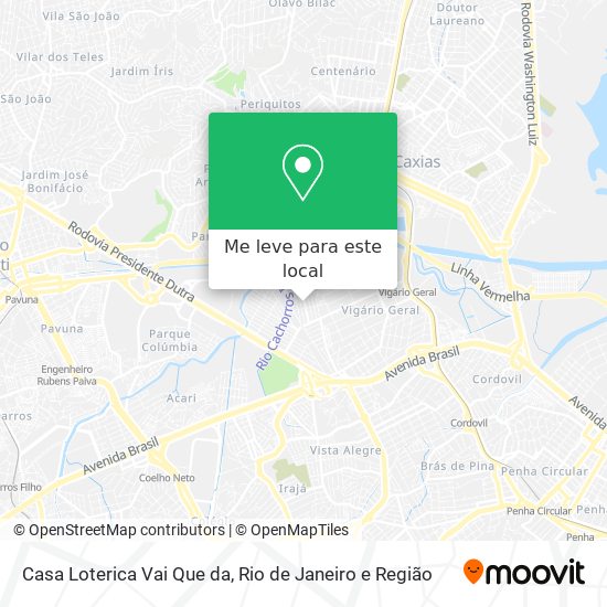 Casa Loterica Vai Que da mapa