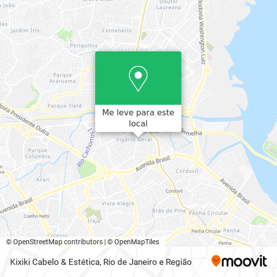 Kixiki Cabelo & Estética mapa