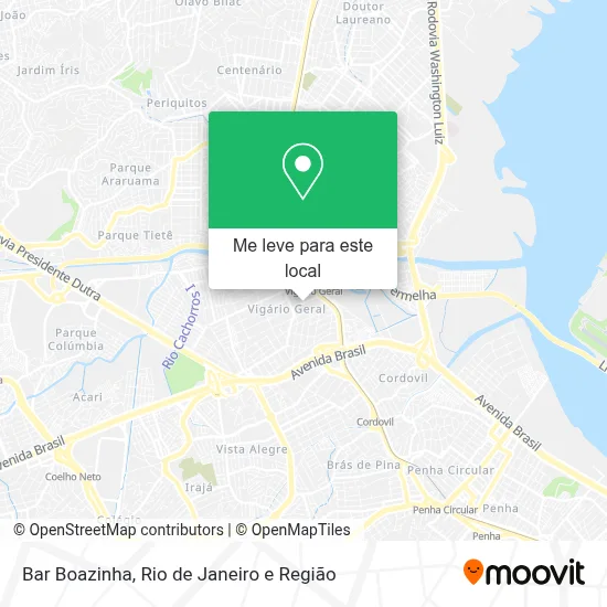 Bar Boazinha mapa