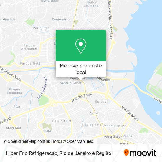 Hiper Frio Refrigeracao mapa