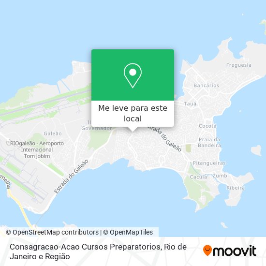 Consagracao-Acao Cursos Preparatorios mapa