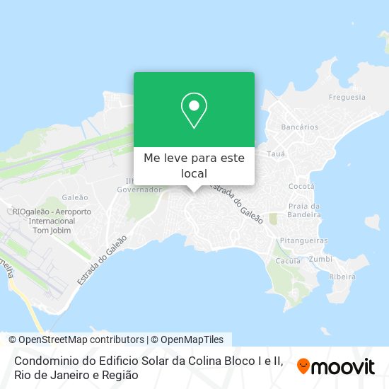 Condominio do Edificio Solar da Colina Bloco I e II mapa