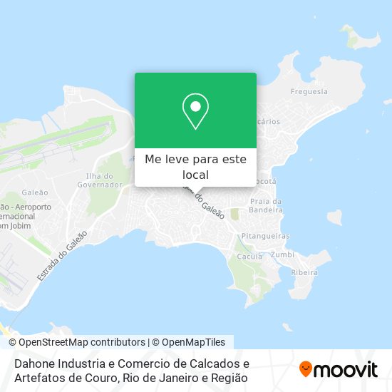 Dahone Industria e Comercio de Calcados e Artefatos de Couro mapa