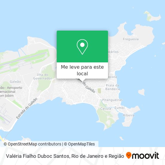 Valéria Fialho Duboc Santos mapa