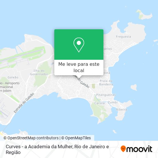 Curves - a Academia da Mulher mapa