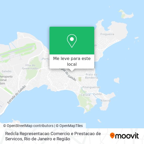 Redcla Representacao Comercio e Prestacao de Servicos mapa