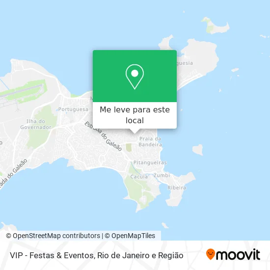 VIP - Festas & Eventos mapa