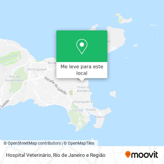 Hospital Veterinário mapa