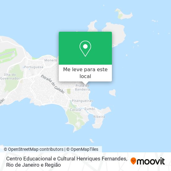 Centro Educacional e Cultural Henriques Fernandes mapa